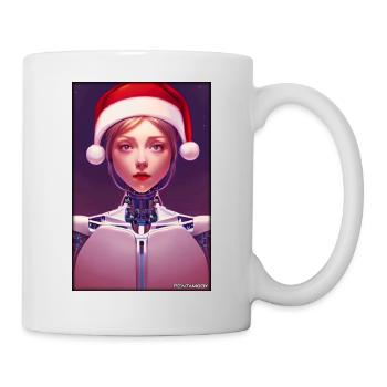 Robots Christmas Future Technology Science - Mug - white - Right