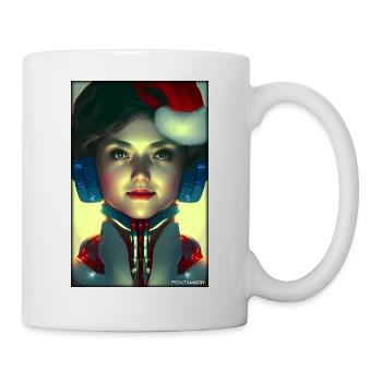 Robots Christmas Future Technology Science - Mug - white - Right