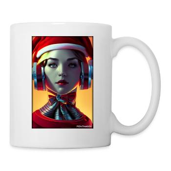 Robots Christmas Future Technology Science - Mug - white - Right