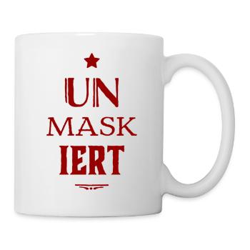 UN MASKED - Démasqué - Démasqué. NOUVEAU HIT! - Mug blanc - blanc - Droite