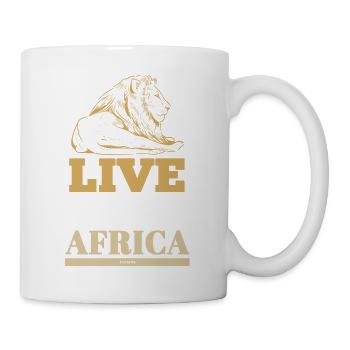 Lion en Afrique - Mug blanc - blanc - Droite