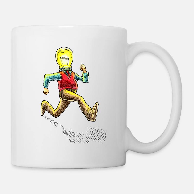 BULB MAN - Mug blanc - blanc