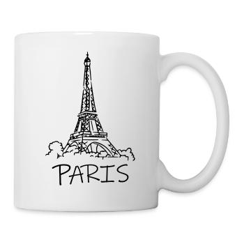 PARIS - Mug blanc - blanc - Droite