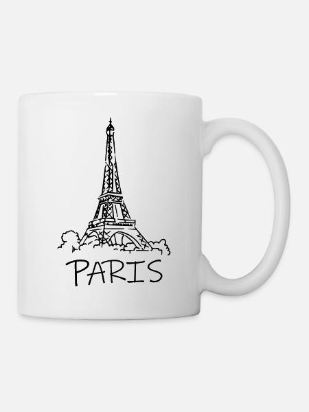 PARIS - Mug blanc - blanc