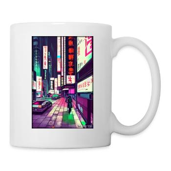 Tokyo City City Cyber Punk Future Sci-Fi Asia - Mug - white - Right