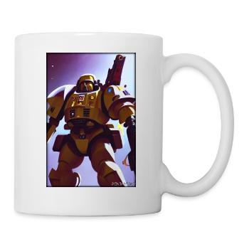 Kampfbot Robot Super Soldier Machine Warrior - Mug - white - Right