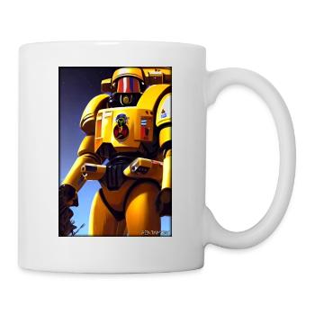 Kampfbot Robot Super Soldier Machine Warrior - Mug - white - Right