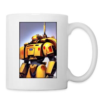 Kampfbot Robot Super Soldier Machine Warrior - Mug - white - Right