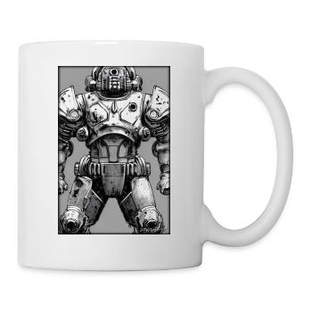 Kampfbot Robot Super Soldier Machine Warrior - Mug - white - Right