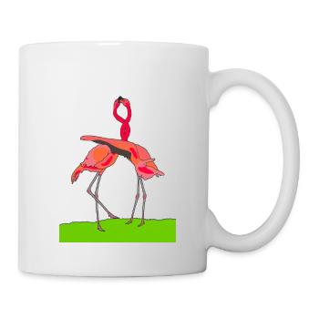 flamingos - Tasse - Weiß - Rechts