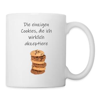 Cookie - Tasse - Weiß - Rechts