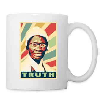 Sojourner Wahrheit Vintage Farben - Tasse - Weiß - Rechts