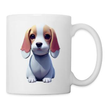 Basset Hound Dog - Basset Hound - Mug - white - Right