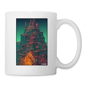 Castle Castle Fortress Architecture Landscape - Mug - white - Right