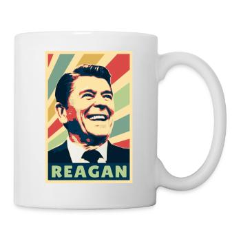 Ronald Reagan Vintage Colors - Mug - white - Right