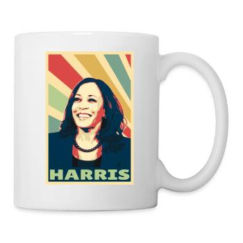 Kamala Harris Colors Vintage - Mug blanc - blanc - Droite