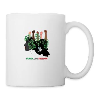 Iran Revolution | Women. Life. Freedom - Tasse - Weiß - Rechts