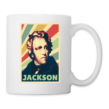 Andrew Jackson Vintage Colors - Mug - white - Right