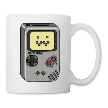 Games Console Good Boy Emoji Happy Face - Mug - white - Right