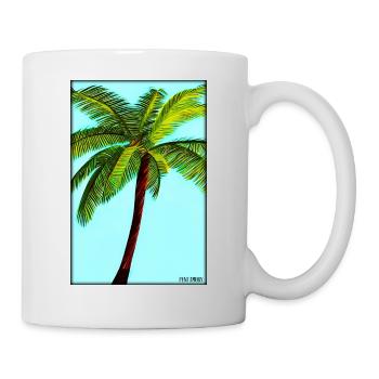Palm Beach Holiday Summer Sun Sea Travel Holidays - Mug blanc - blanc - Droite