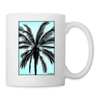 Palm Beach Holiday Summer Sun Sea Travel Holidays - Mug blanc - blanc - Droite