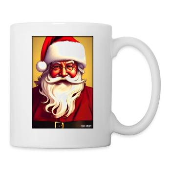 Weinachten Weihnachtsmann weihnachtlich Winter - Tasse - Weiß - Rechts
