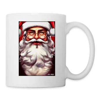 Weinachten Weihnachtsmann weihnachtlich Winter - Tasse - Weiß - Rechts