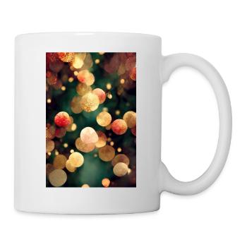 Lumières BG de Noël - Mug blanc - blanc - Droite