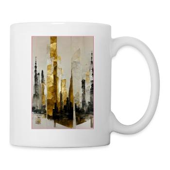 Abstract Tall Towers - Tasse - Weiß - Rechts