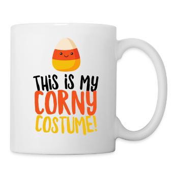 Ceci est mon costume de Corny - Mug blanc - blanc - Droite