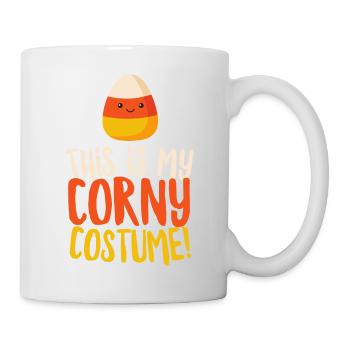 Ceci est mon costume de Corny - Mug blanc - blanc - Droite