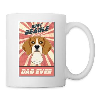 Meilleur père Beagle Ever I Beagle Lover - Mug blanc - blanc - Droite