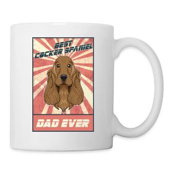 Meilleur Cocker Spaniel Dad Ever I Cocker Spaniel - Mug blanc - blanc - Droite