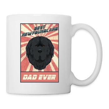 Best Newfoundland Dad Ever I Newfoundland Lover - Mug - white - Right