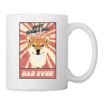 Meilleur père Shiba Inu Jamais Moi Shiba Inu Lover - Mug blanc - blanc - Droite