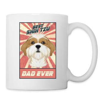 Meilleur Shih Tzu Dad Ever I Shih Tzu Lover - Mug blanc - blanc - Droite
