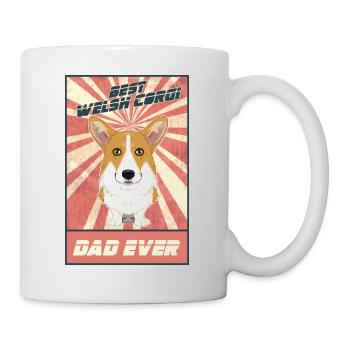 Meilleur père gallois Corgi Ever I Corgi Lover - Mug blanc - blanc - Droite