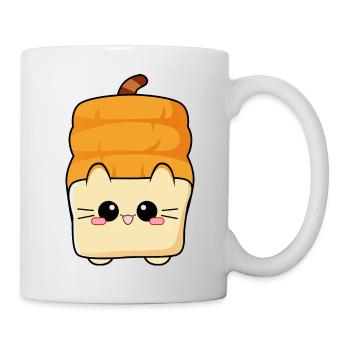 Toast Cat Katze Kitty Brotkatze - Tasse - Weiß - Rechts