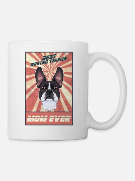 Meilleure maman Boston Terrier Jamais I Boston Terrier - Mug blanc - blanc