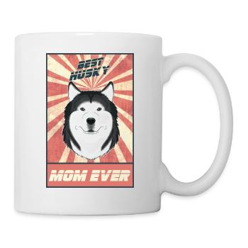 Best Siberian Husky Mom Ever I Husky Lover - Mug - white - Right