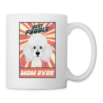 Meilleure maman caniche de tous les temps I Amoureux Caniche - Mug blanc - blanc - Droite