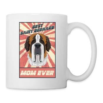 Best Saint Bernard Mom Ever I Saint Bernard Lover - Mug - white - Right
