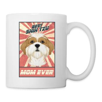 Best Shih Tzu Mom Ever I Shih Tzu Lover - Mug - white - Right