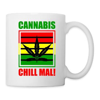 Cannabis - Tasse - Weiß - Rechts