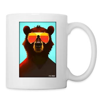 Bear Sunglasses Wildlife Forest Animals Wilderness - Mug - white - Right