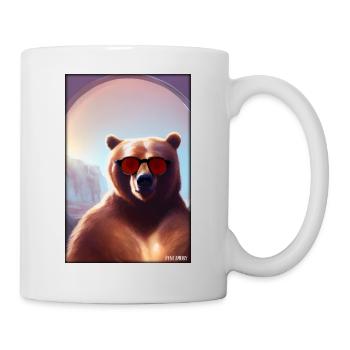 Bear Sunglasses Wildlife Forest Animals Wilderness - Mug - white - Right