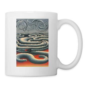 Des serpents dans le ciel - Mug blanc - blanc - Droite