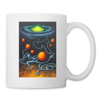 Galaxie de Méduse - Mug blanc - blanc - Droite