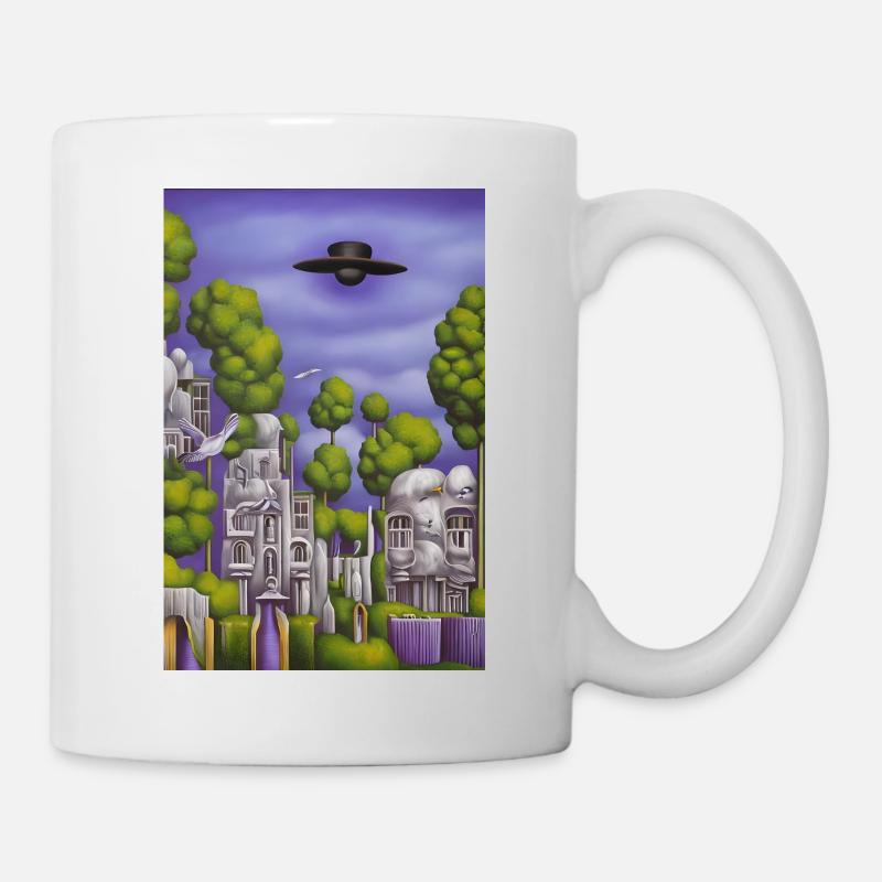 Trees in front of the sky - Mug - white