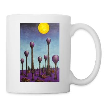 Forêt de champignons - Mug blanc - blanc - Droite